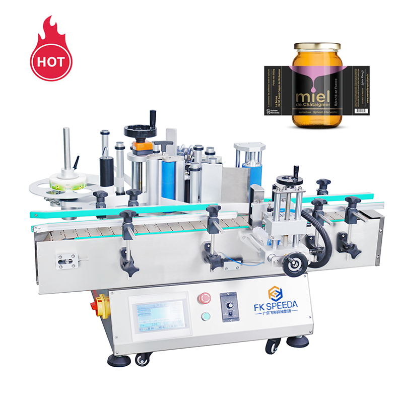 FK605 Desktop Vertical Positioning Round Bottle Labeling Machine