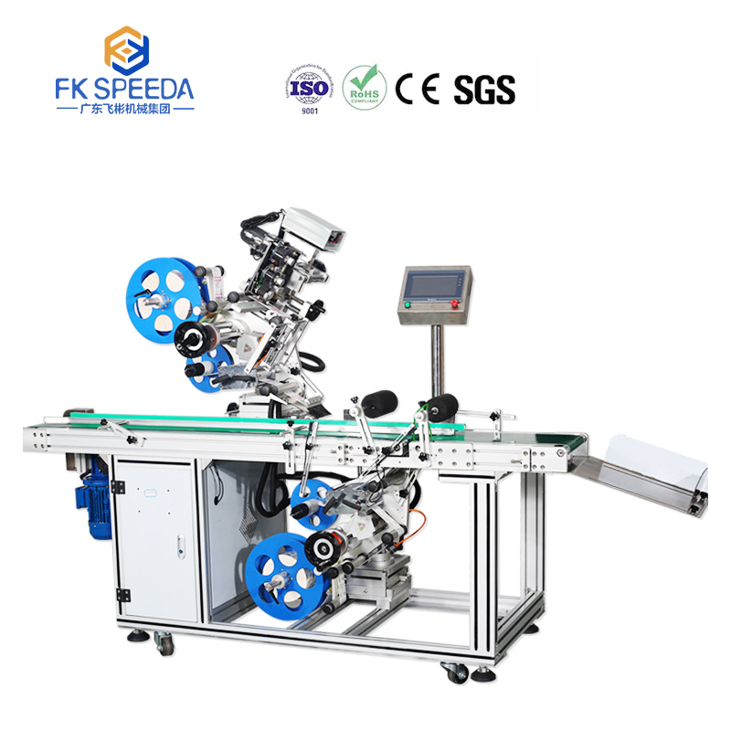 FK814 Automatic Top And Bottom Labeling Machine