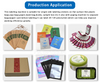FK622 Desktop Automatic card Labeling Machine feeder Tag Pouch Mylar Bag Doypack Label Applicator 