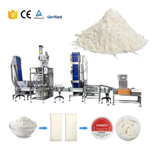 Automatic Tobacco Powder Snus Packaging Line