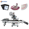 FK622 Desktop Automatic card Labeling Machine feeder Tag Pouch Mylar Bag Doypack Label Applicator 