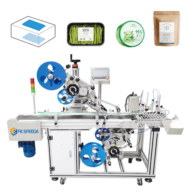 FK814 Automatic Top And Bottom Labeling Machine