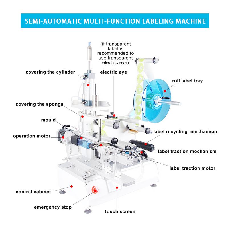 FK616 Semi-automatic Multi-functional Labeling Machine