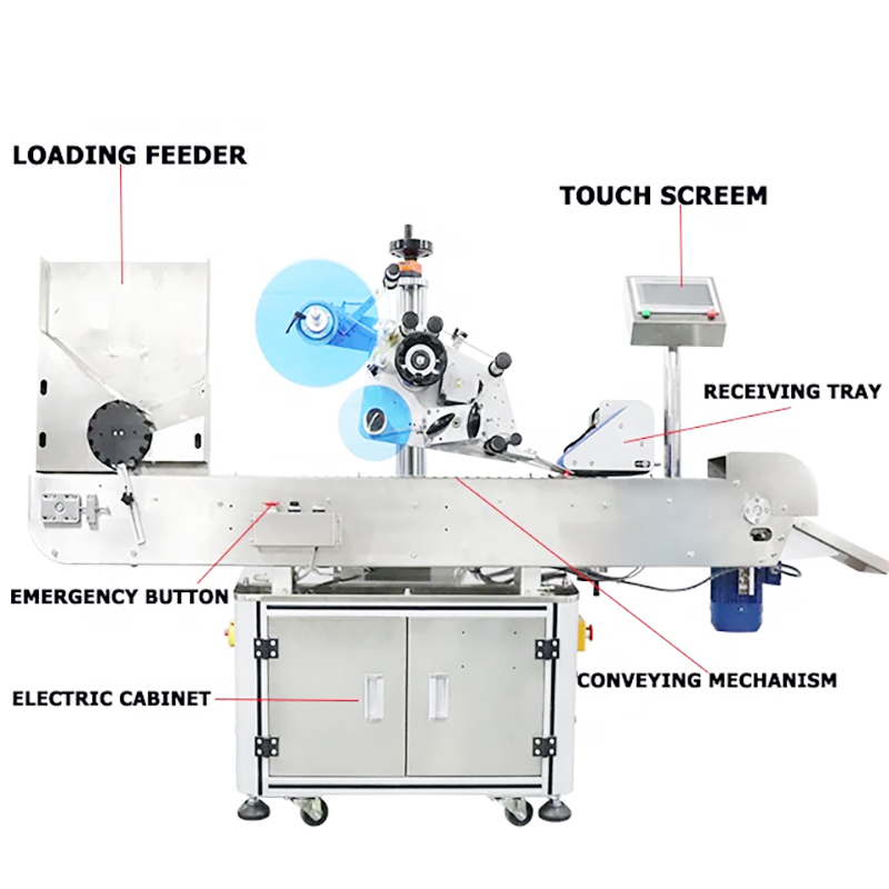 FK807 Automatic Horizontal Round Bottle Labeling Machine 