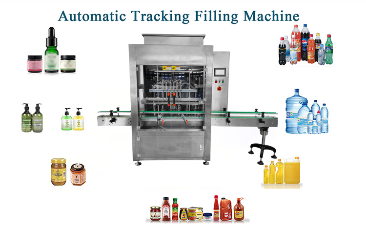 Fully automatic CNC flow meter quantitative liquid bottle filling machine