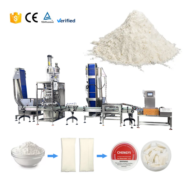 Automatic Line Pouch Bag Sachet Bulk Pouch Filling Machine Production Snus Packaging Line Solutions