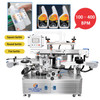 300-400 BPM High Speed Double Sided Labeling Machine Automatic Adhesive Label Applicator for Round Square Bottles