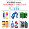 300-400 BPM High Speed Double Sided Labeling Machine Automatic Adhesive Label Applicator for Round Square Bottles